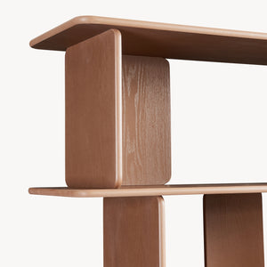 Könyvespolc Gäljami 180x100x35 cm [en.casa]