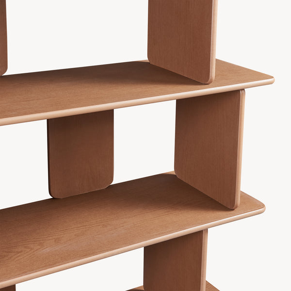 Könyvespolc Gäljami 180x100x35 cm [en.casa]