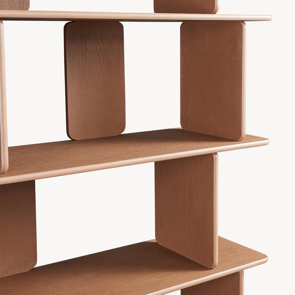 Könyvespolc Gäljami 180x100x35 cm [en.casa]