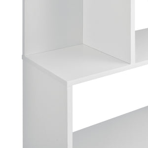  Könyvespolc 6 polccal Oxford 192 x 80 x 24 cm térelválasztó forgácslap több színben [en.casa]®