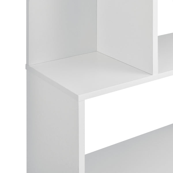  Könyvespolc 6 polccal Oxford 192 x 80 x 24 cm térelválasztó forgácslap több színben [en.casa]®