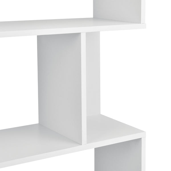  Könyvespolc 6 polccal Oxford 192 x 80 x 24 cm térelválasztó forgácslap több színben [en.casa]®