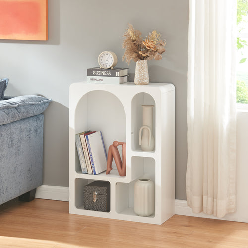 Állópolc Vågå 80x60x24 cm fehér [en.casa] - premiumXL