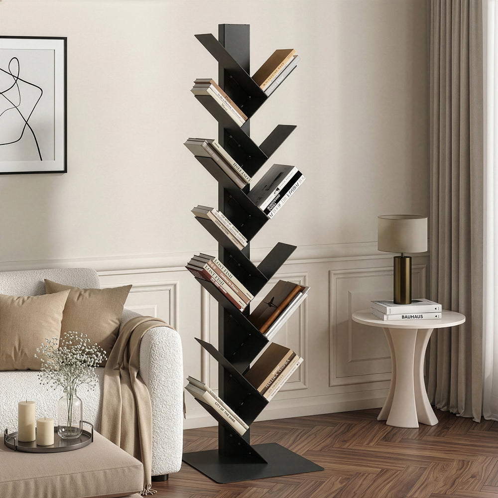 Eksjö fa alakú könyvespolc [en.casa]