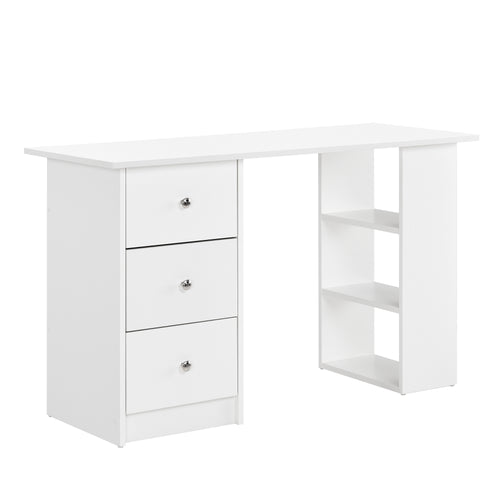 Íróasztal Lemberg 120x50x72 cm fehér [en.casa] - premiumXL