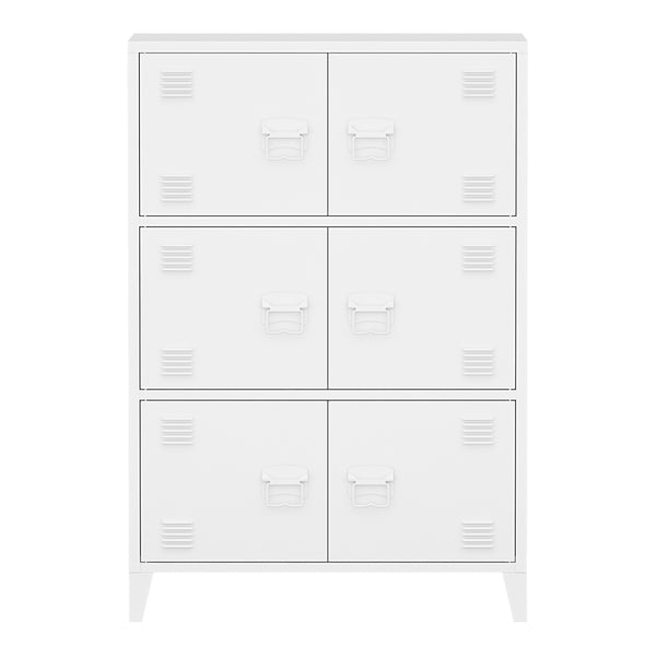 Fém iratszekrény Hamina 113x80x40cm több színben [en.casa]