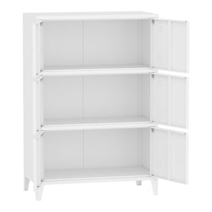 Fém iratszekrény Hamina 113x80x40cm több színben [en.casa]