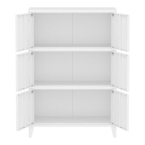 Fém iratszekrény Hamina 113x80x40cm több színben [en.casa]