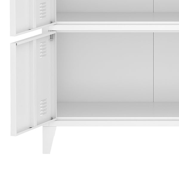 Fém iratszekrény Hamina 80x40x82 cm több színben [en.casa]