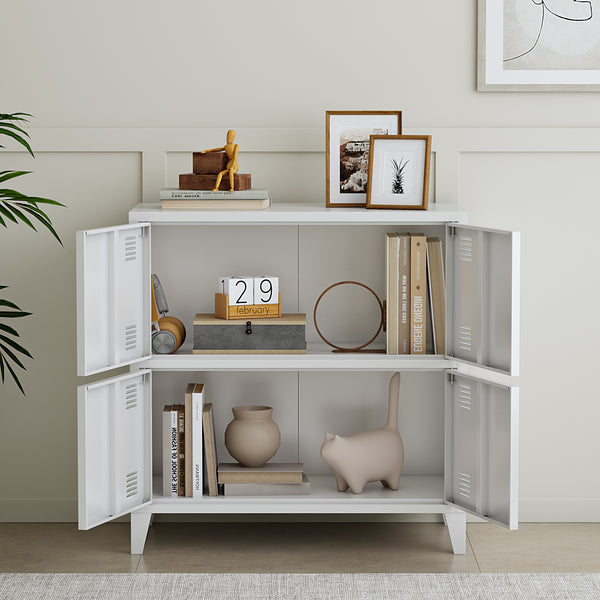 Fém iratszekrény Hamina 80x40x82 cm több színben [en.casa]