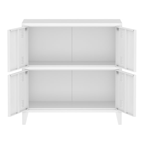 Fém iratszekrény Hamina 80x40x82 cm több színben [en.casa]