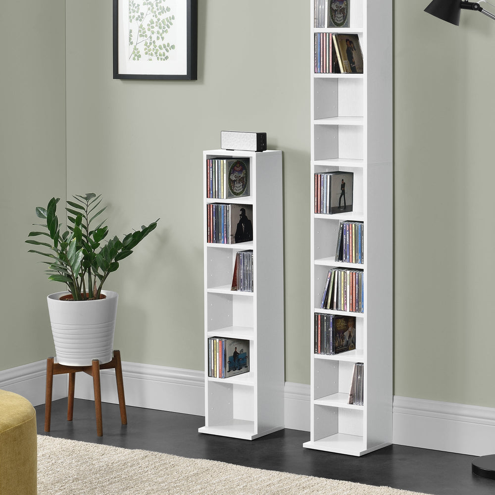 CD állvány Tynset 90x20x20 cm 6 rekesszel [en.casa] - premiumXL
