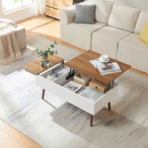 Dohányzóasztal tárolóval Flesen [en.casa]