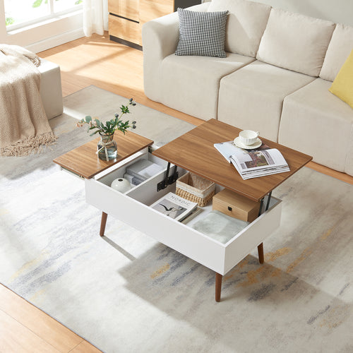 Dohányzóasztal tárolóval Flesen [en.casa]