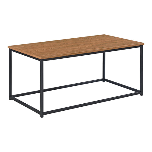 Dohányzóasztal Esbjerg 45 x 100 x 55 cm fa-hatású sötét árnyalat [en.casa] 