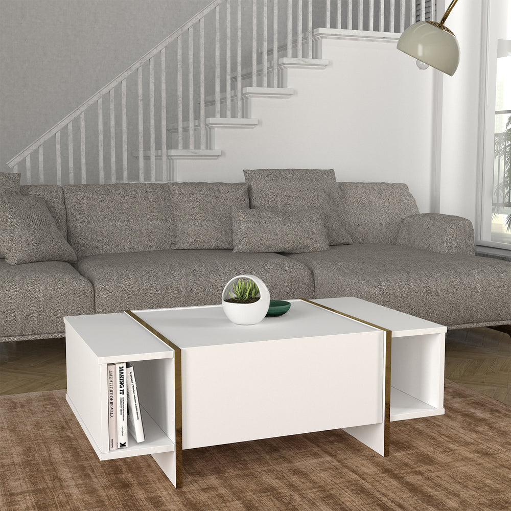 Dohányzóasztal Tavak 104x60x38 cm [en.casa]