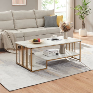 Dohányzóasztal Klibro 120x60x42 cm [en.casa]