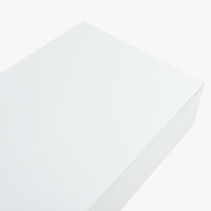 Dohányzóasztal Braunschweig 115 x 55 x 31 cm forgácslap fehér/fekete [en.casa]®