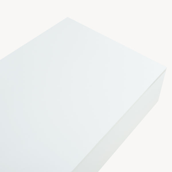  Dohányzóasztal Braunschweig 115 x 55 x 31 cm forgácslap fehér/fekete [en.casa]®