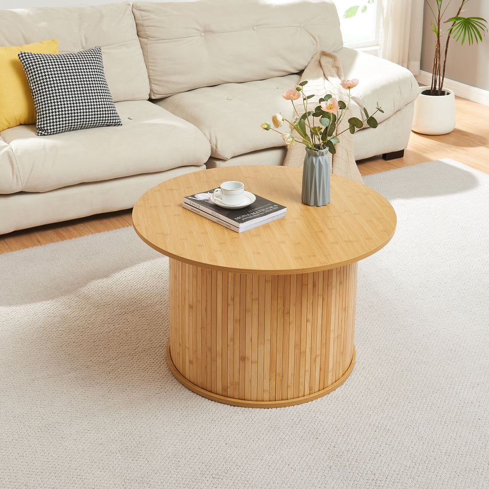 Dohányzóasztal Ledepid natúr [en.casa]