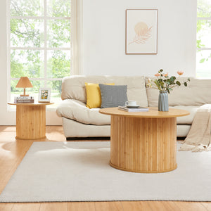 Dohányzóasztal Ledepid natúr [en.casa]