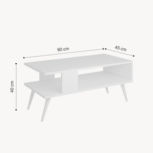 Dohányzóasztal Lycksele 40 x 90 x 45 cm több szinben [en.casa] 