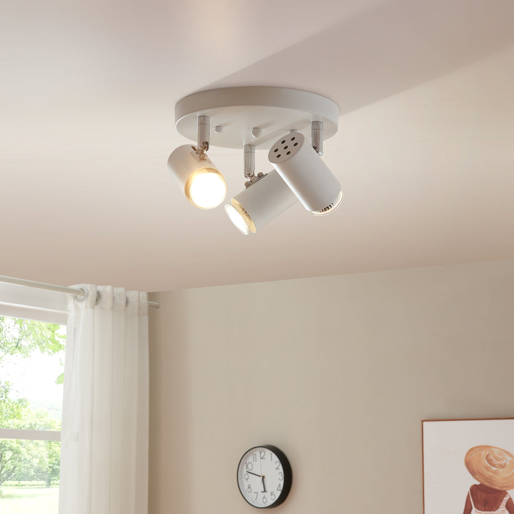 Mennyezeti lámpa Bathgate 3 x GU10 fehér [lux.pro] - premiumXL