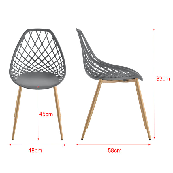  Design étkezőszék Warschau 2 db [en.casa]