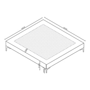 Franciaágy Lilla matraccal [en.casa]