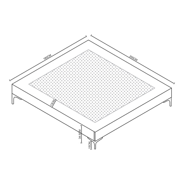 Franciaágy Lilla matraccal [en.casa]