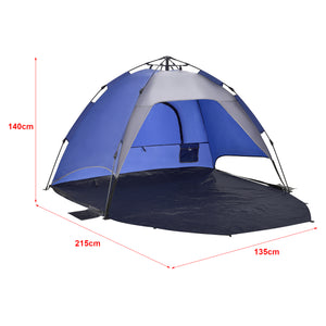 Pop up strandsátor Mullsjö 215 x 135 x 140 cm több színben [pro.tec]