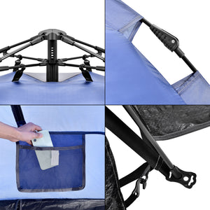 Pop up strandsátor Mullsjö 215 x 135 x 140 cm több színben [pro.tec]