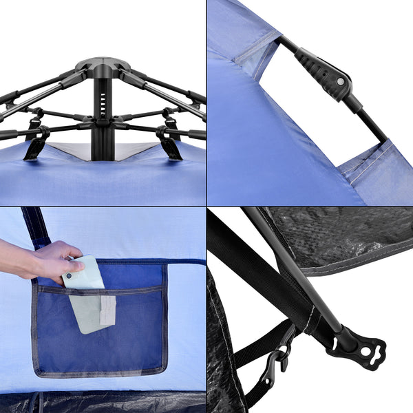 Pop up strandsátor Mullsjö 215 x 135 x 140 cm több színben [pro.tec]