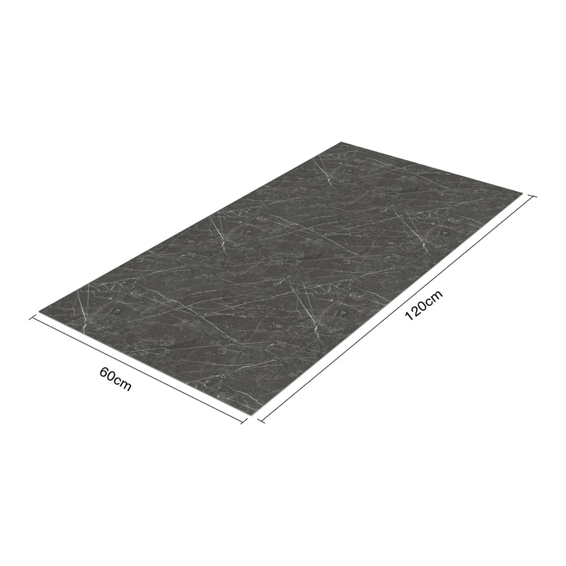 Méretrajz Bladel vízálló PVC falpanel szett (4 db/doboz) - Kőhatású burkolat zuhanyzóba és konyhába (120x60 cm) [neu. haus]