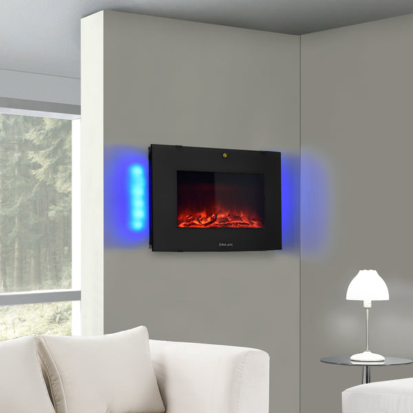 Elektromos kandalló Kamir fehér/fekete 950 - 1900 W [casa.pro]