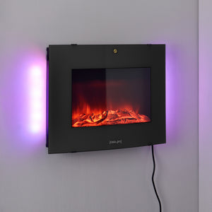 Elektromos kandalló Kamir fehér/fekete 950 - 1900 W [casa.pro]