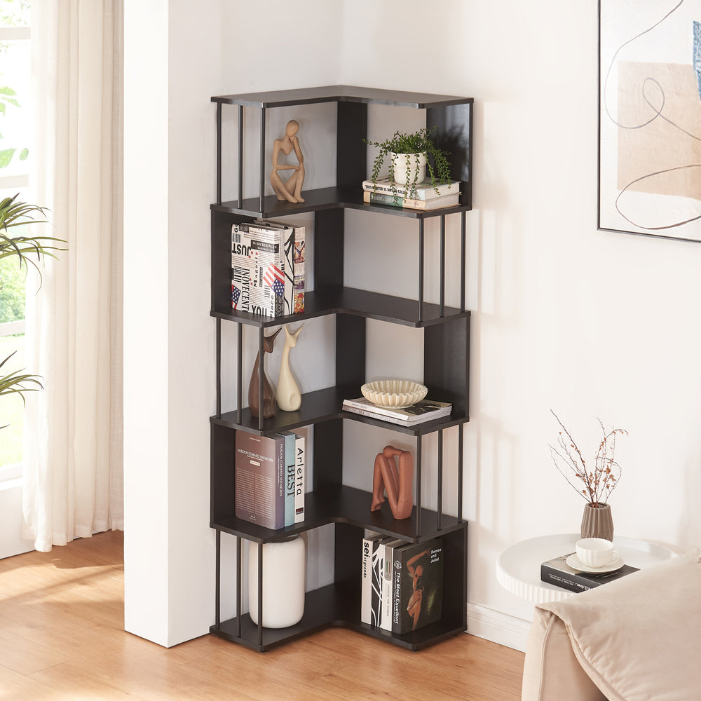 Sarokpolc Afrel 160x54x54 cm [en.casa]
