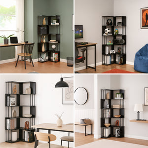 Sarokpolc Afrel 160x54x54 cm [en.casa]