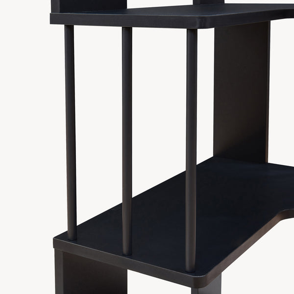 Sarokpolc Afrel 160x54x54 cm [en.casa]