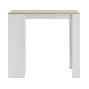 Elegáns bárasztal italtartó polccal, 110 x 50 x 103 cm [en.casa]® 