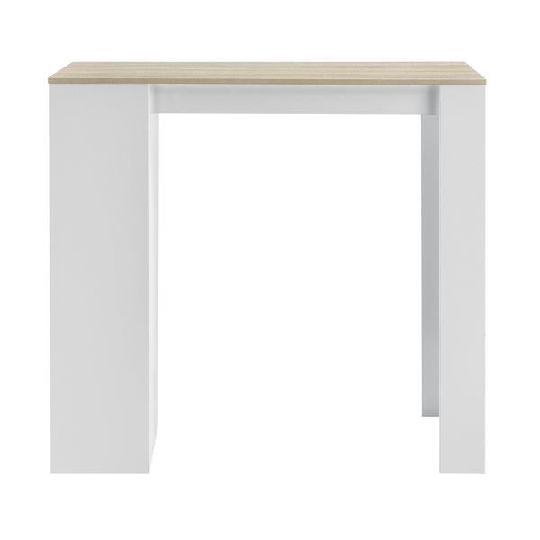 Elegáns bárasztal italtartó polccal, 110 x 50 x 103 cm [en.casa]® 