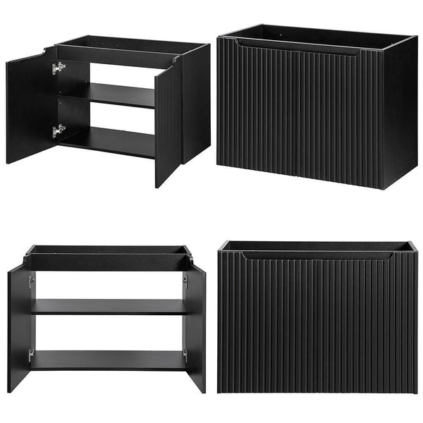 Mosdó alatti szekrény Newport ajtóval [en.casa]