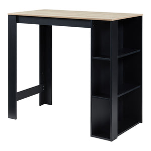 Bárasztal Danderyd beépített polccal 120x60x106 cm [en.casa]