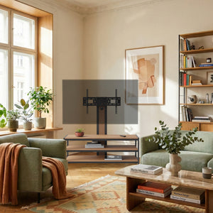 TV-tartó állvány polcos tárolóval Stockholm 120x40x108 cm [pro.tec] 