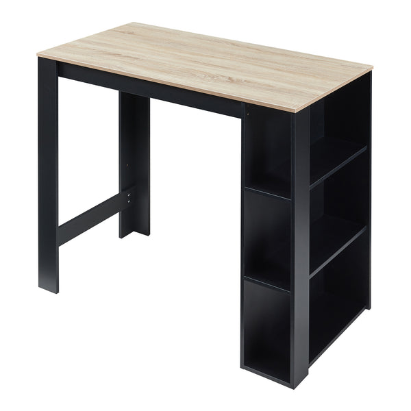 Bárasztal Danderyd beépített polccal 120x60x106 cm [en.casa]