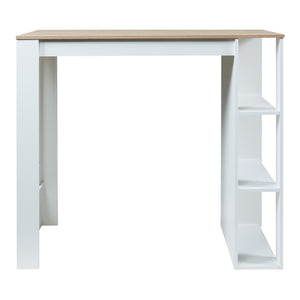 Bárasztal Danderyd beépített polccal 120x60x106 cm [en.casa]
