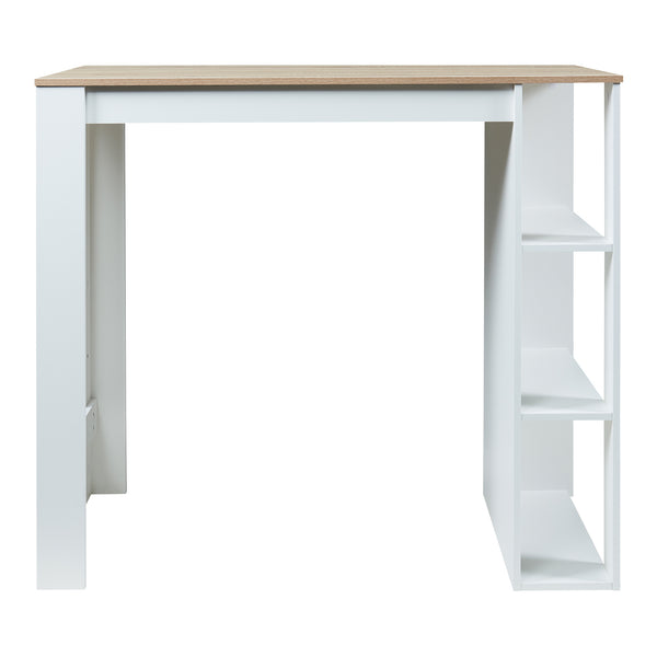 Bárasztal Danderyd beépített polccal 120x60x106 cm [en.casa]