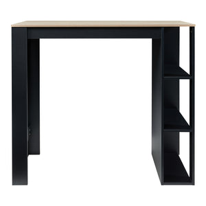 Bárasztal Danderyd beépített polccal 120x60x106 cm [en.casa]