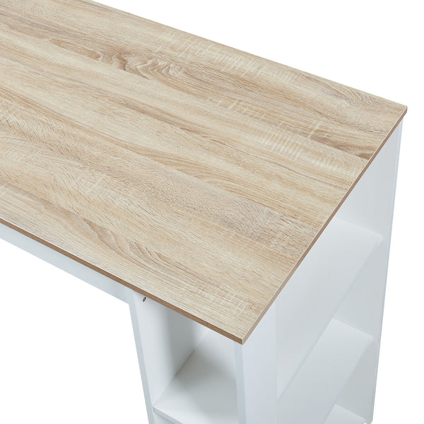 Bárasztal Danderyd beépített polccal 120x60x106 cm [en.casa]