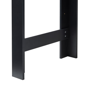 Bárasztal Danderyd beépített polccal 120x60x106 cm [en.casa]